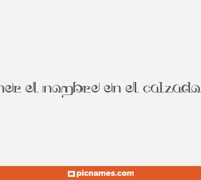 CÃ³mo poner el nombre en el calzado infantil